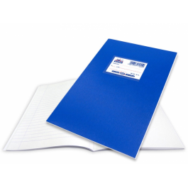 Super Διεθνές Τετράδιο Ριγέ - Λευκό (ΡΛ)  Μπλε 50 φ. κλασικό πλαστικό SKAG (μαλακό εξώφυλλο)