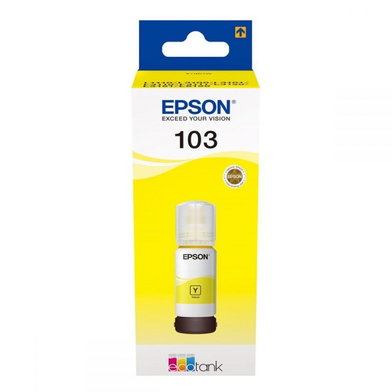 Epson 103 Yellow μελάνι Inkjet σε μπουκάλι (Κίτρινο)