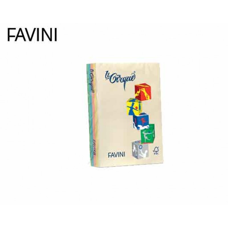 Favini χαρτόνι Α4 160gr. σε διάφορα χρώματα σε πακέτο των 250 φύλλων