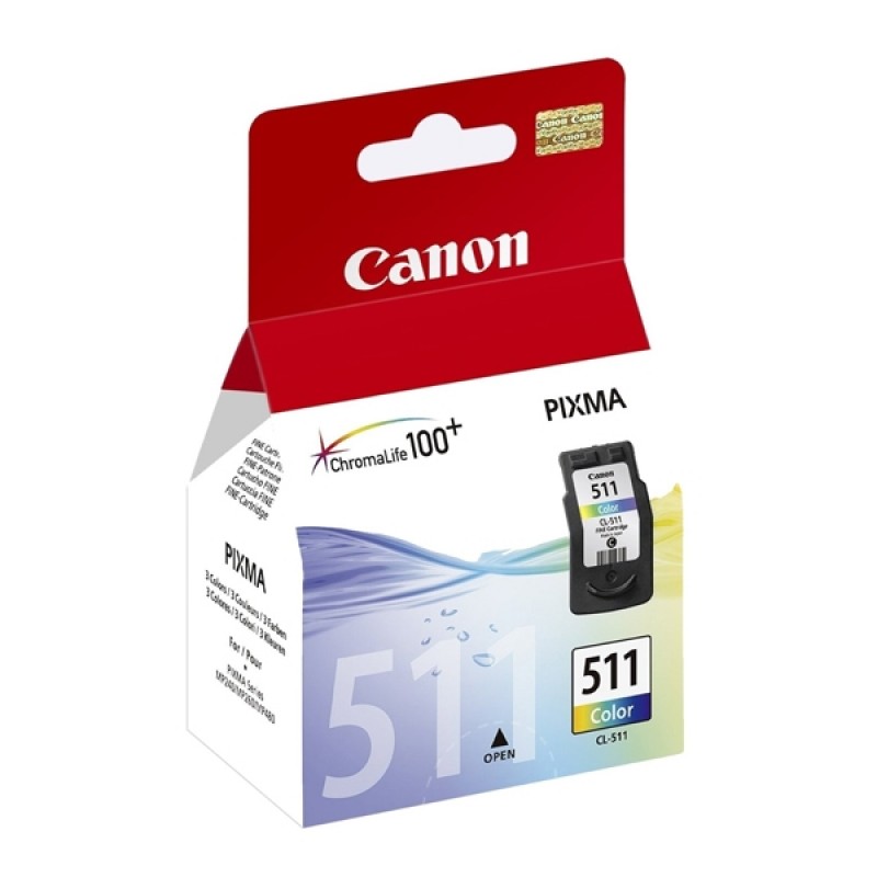 Canon Μελάνι Inkjet CL-511 Colour (2972B001) (CANCL-511)