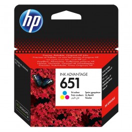 HP 651 Colour Μελάνι Inkjet (C2P11AE) (HPC2P11AE)