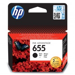 HP 655 Black  Μελάνι Inkjet (CZ109AE) (HPCZ109AE)